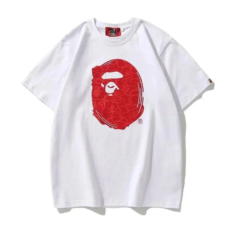 A Bathing Ape A Bathing Ape BAPE STA Red Camo White T-Shirt White - 1