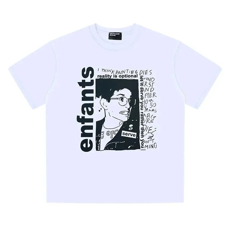 Other Unisex White Enfants Graphic T-Shirt White - 1