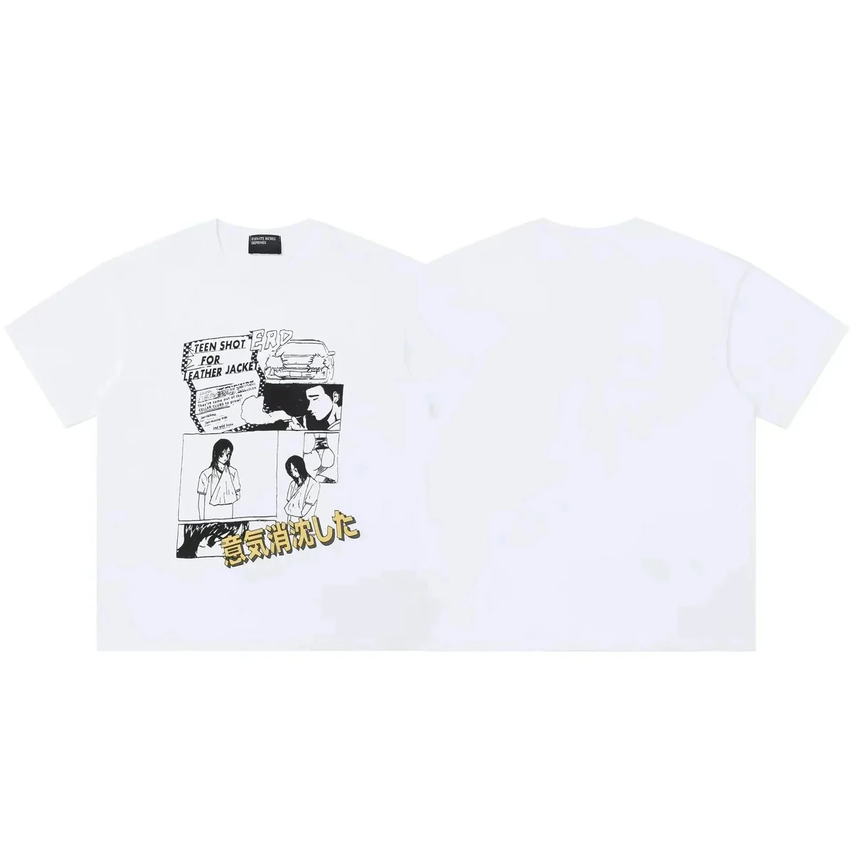 Other Unisex White 'Teen Shot' Graphic T-Shirt White - 1