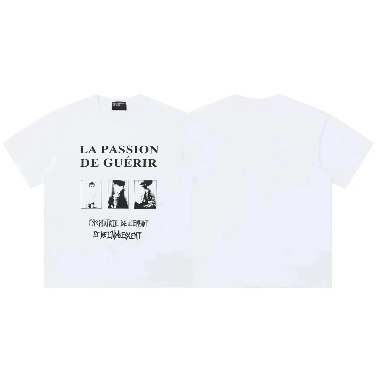 Other Unisex White 'La Passion de Guérir' T-Shirt White - 1