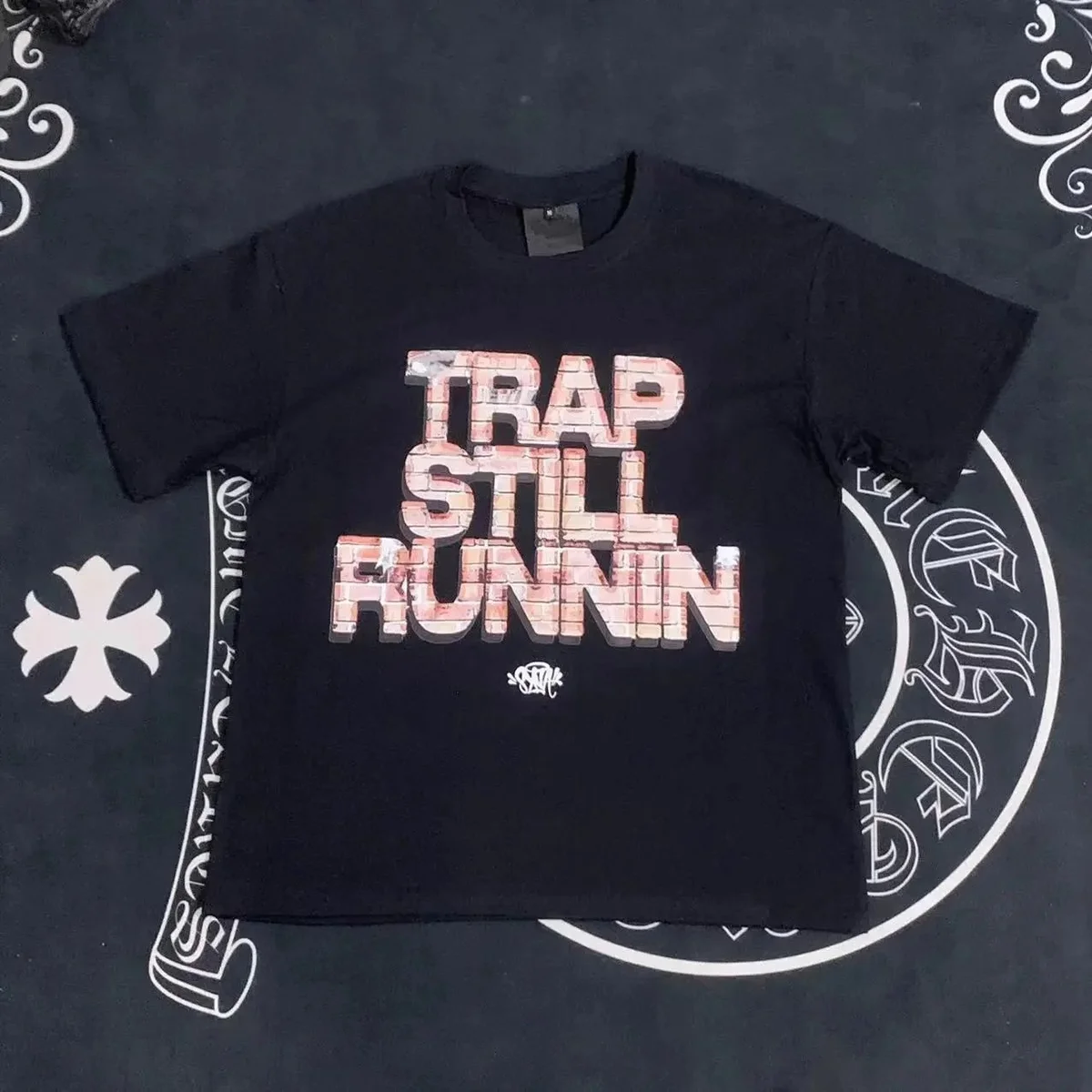 Trapstar Trapstar Trap Still Runnin Black T-Shirt Black - 1