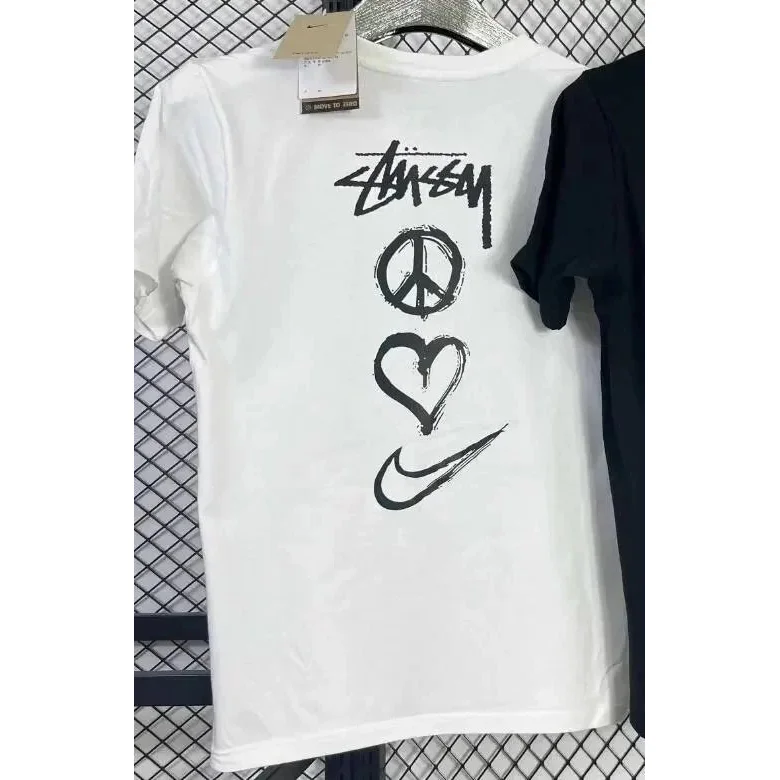 Nike Nike Stussy Peace Love Swoosh White T-Shirt White - 1