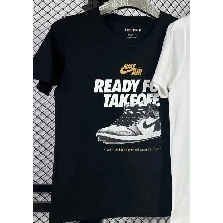 Jordan Nike Air Jordan Ready for Takeoff T-Shirt Black Black - 1