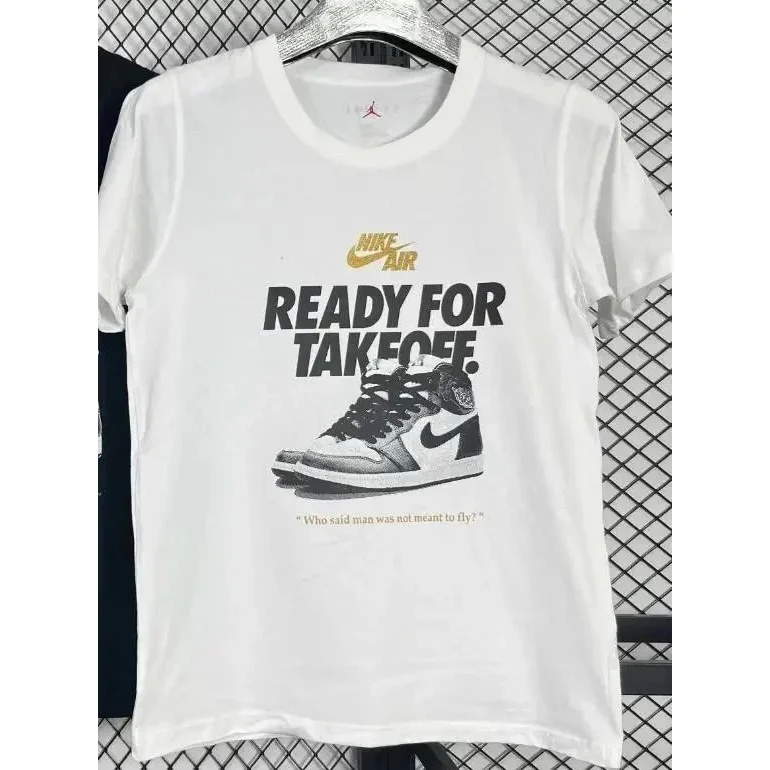 Jordan Nike Air Jordan 1 Ready for Takeoff White T-Shirt White - 1
