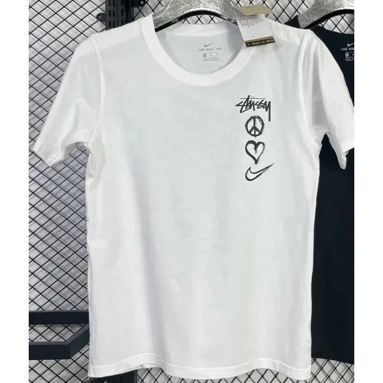 Nike Nike Stussy Peace Love Swoosh T-Shirt White White - 1