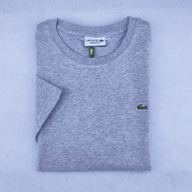 Lacoste Lacoste L.12.12 Grey Crocodile T-Shirt Grey - 1
