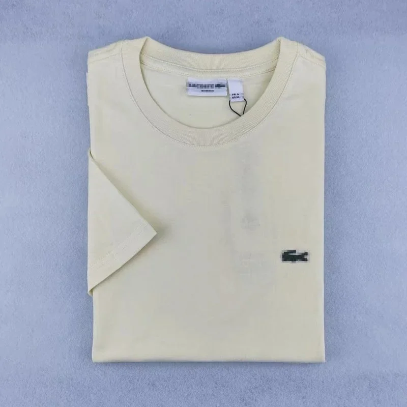 Lacoste Lacoste L.12.12 Crocodile T-Shirt Cream Cream - 1