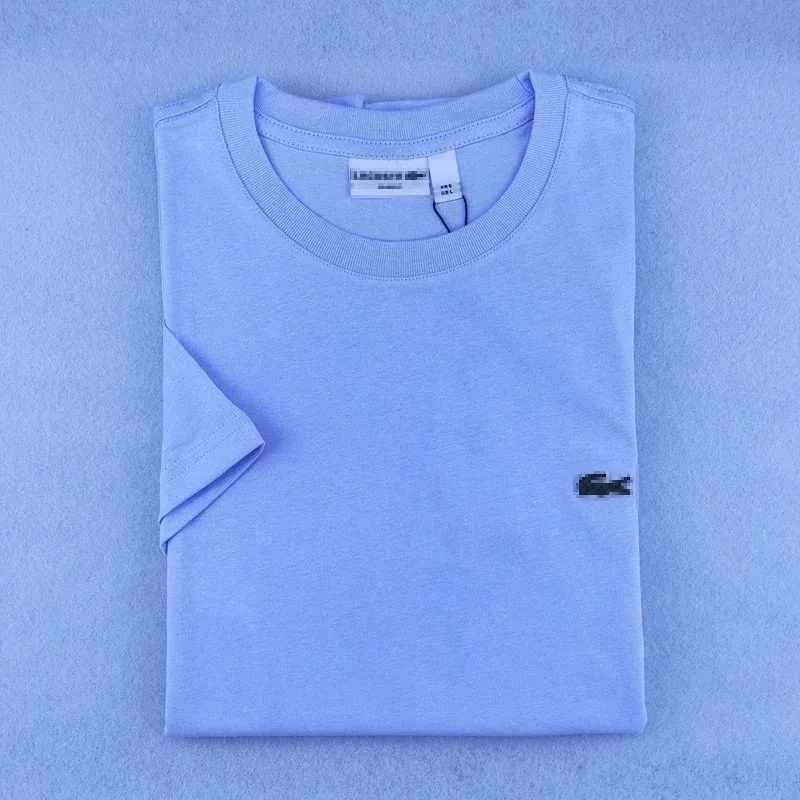 Lacoste Lacoste L.12.12 Crocodile T-Shirt Light Blue Blue - 1