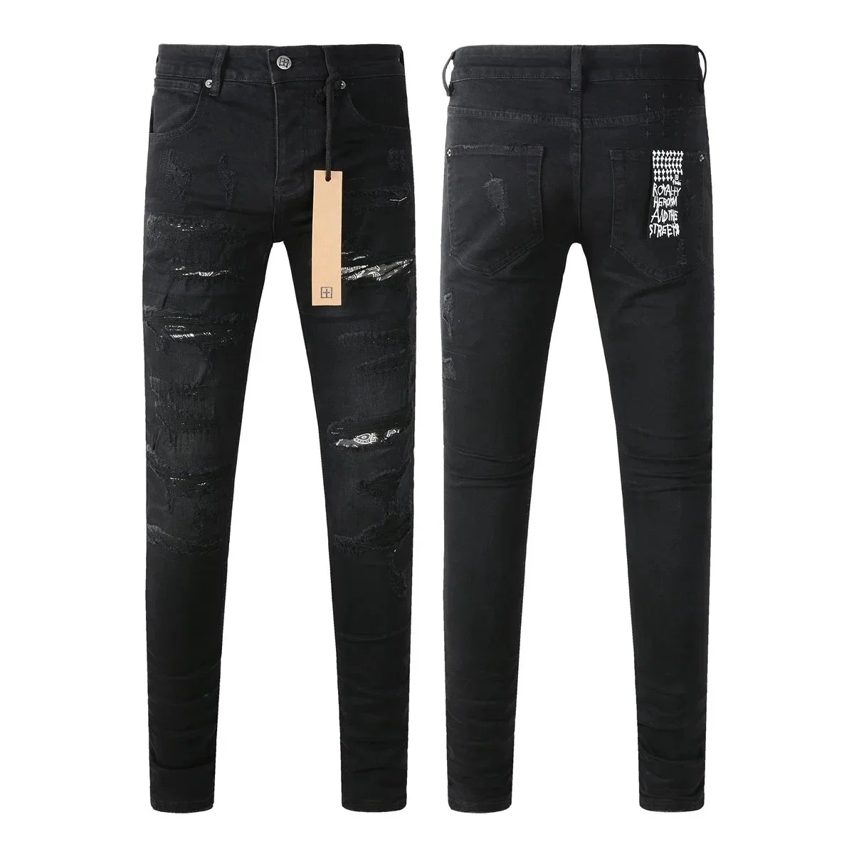KSUBI KSUBI 3016 Black Distressed Jeans Black - 1