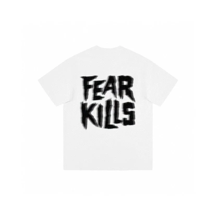 Fear of God Fear of God Essentials 'Fear Kills' White T-Shirt White - 1