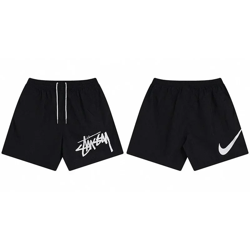 Stussy Stussy x Nike Black Stussy Logo Shorts Black - 1