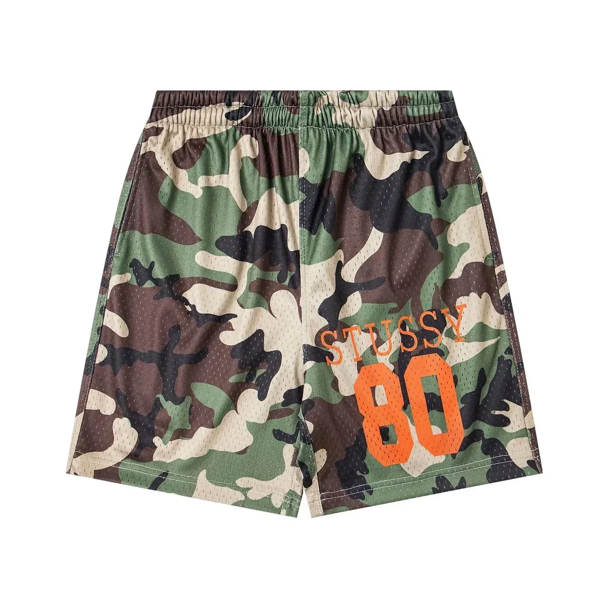 Stussy Stussy Tri-Logo Camo Basketball Shorts Multicolor - 1