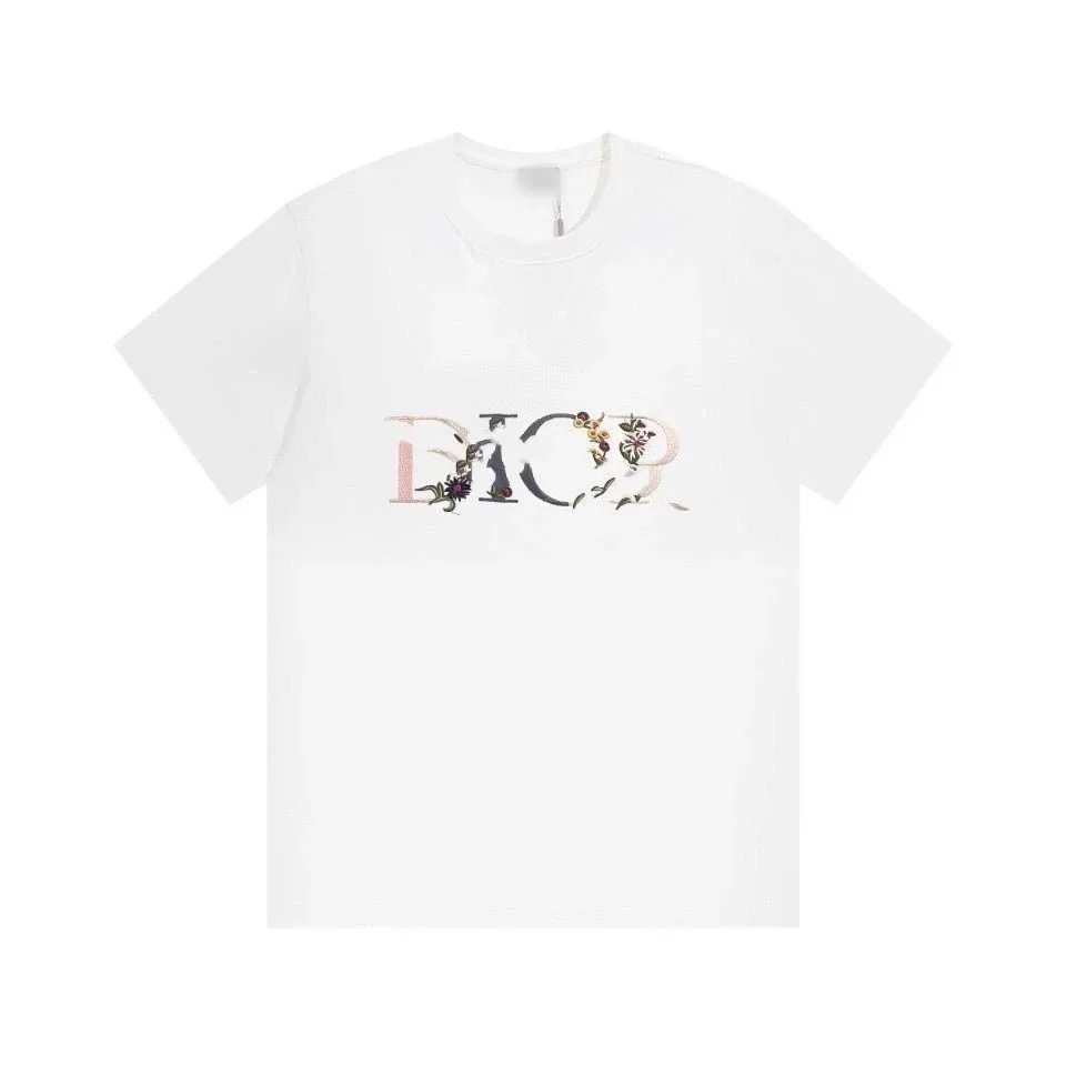 Dior Dior Floral Logo White T-Shirt White - 1