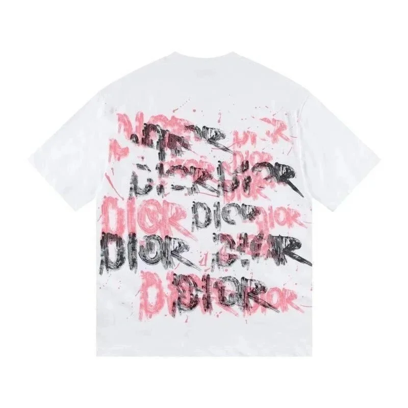Dior Dior Dicuir Printed T-Shirt White White - 1