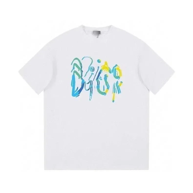 Dior Dior Abstract Logo T-Shirt White White - 1