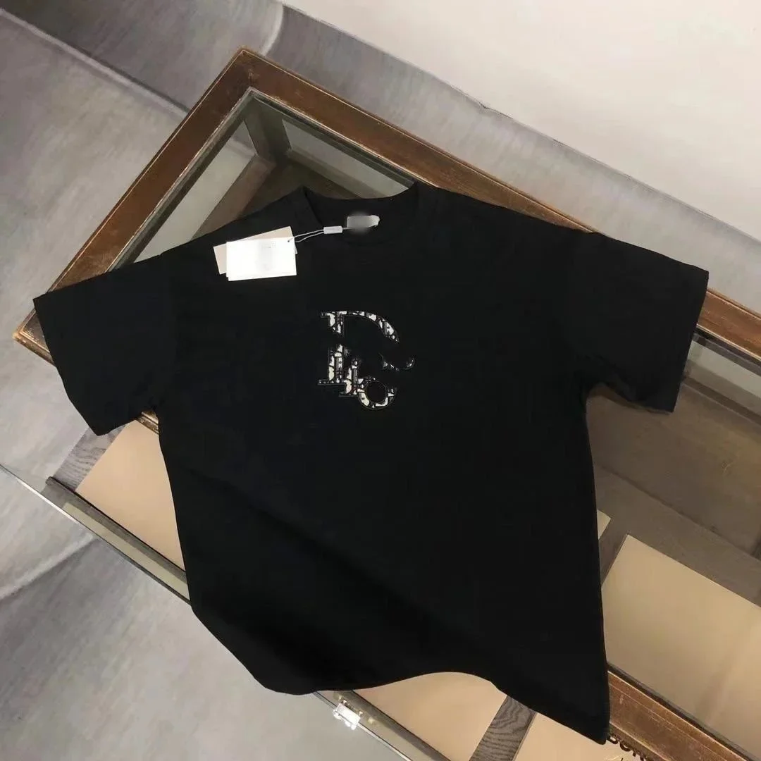 Dior Dior Black Dior Oblique T-Shirt Black - 1