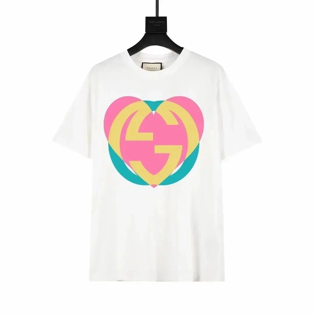 Gucci Gucci Heart GG Logo White T-Shirt White - 1