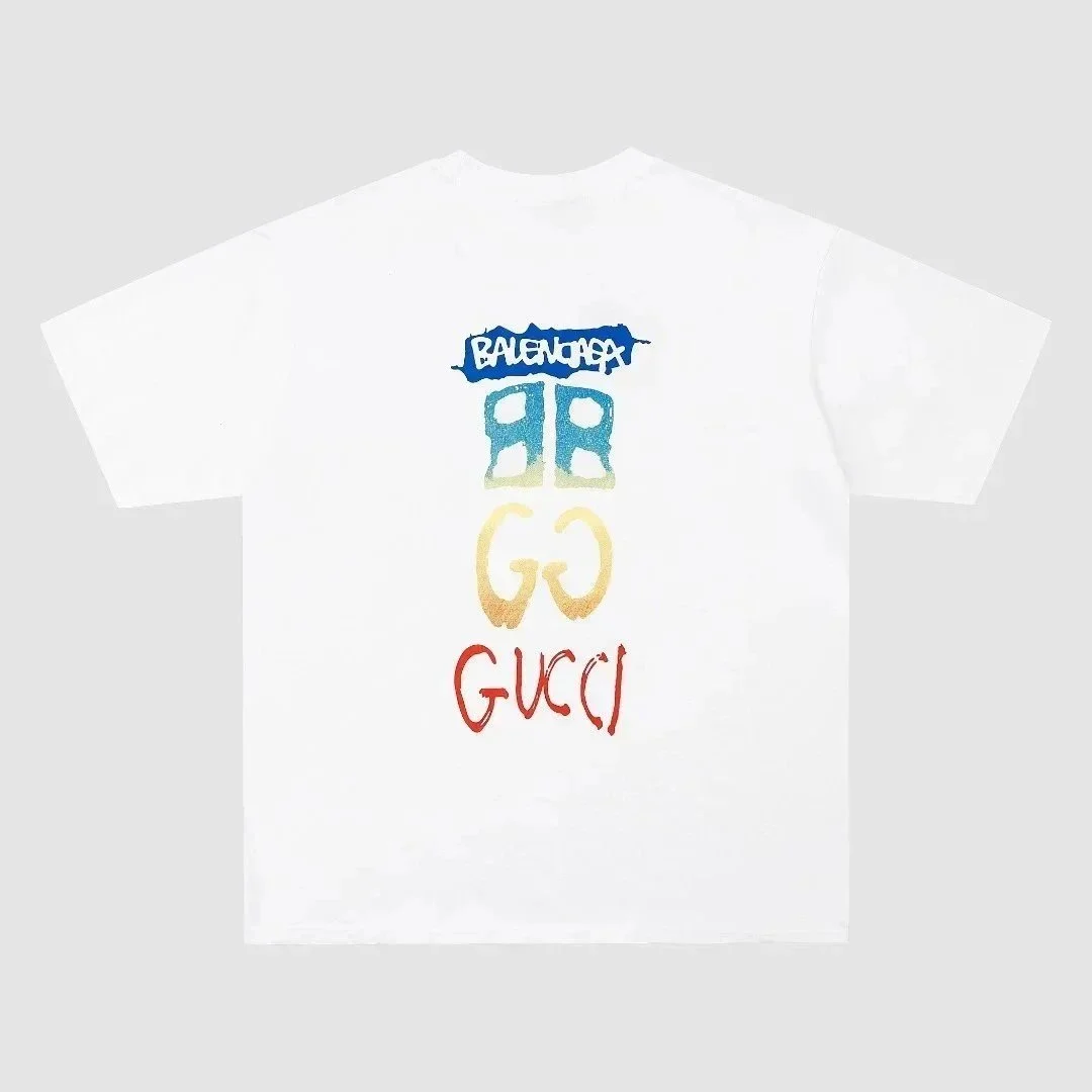 Gucci Gucci Balenciaga GG T-Shirt White White - 1