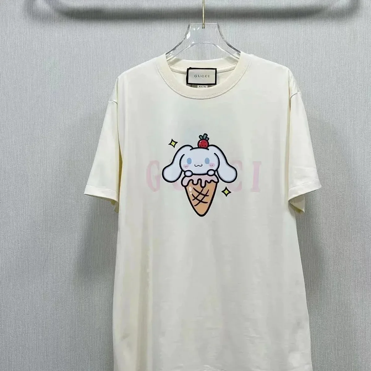 Gucci Gucci Cinnamoroll Ice Cream T-Shirt White White - 1