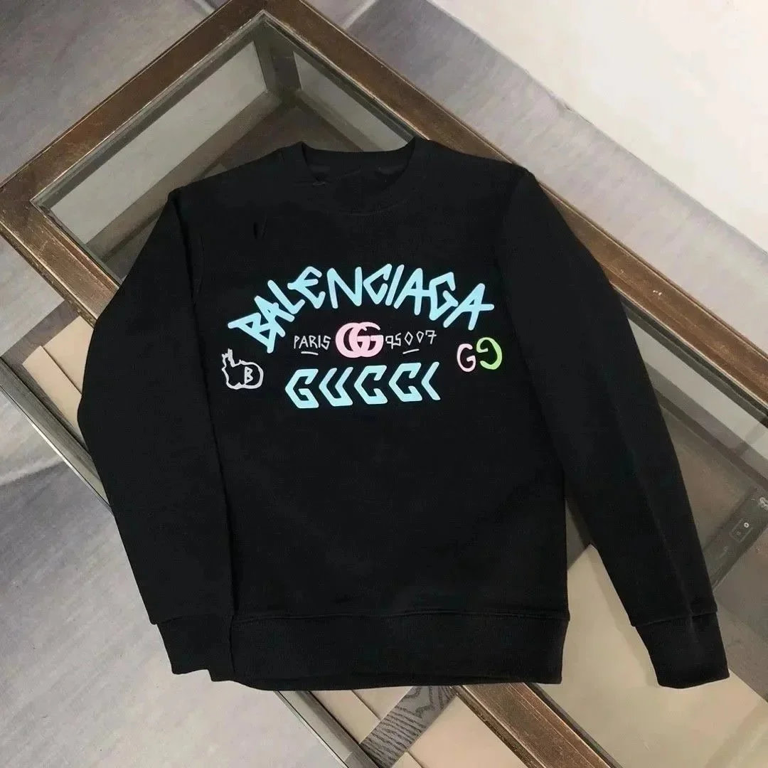 Gucci Gucci Balenciaga x Gucci Black Sweatshirt Black - 1