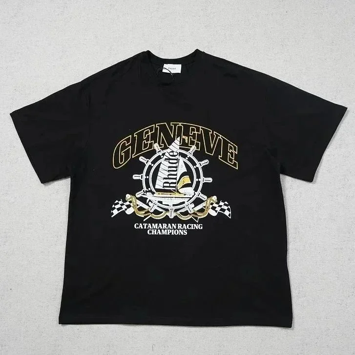 Other Black Geneve Catamaran Racing Champions T-Shirt Black - 1
