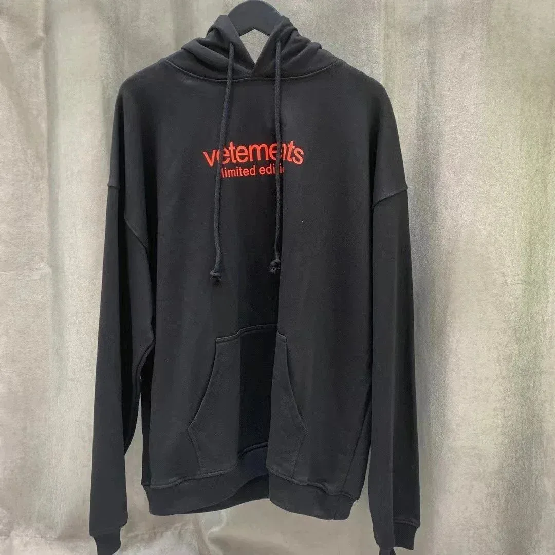 Vetements Vetements Limited Edition Black Hoodie Black - 1
