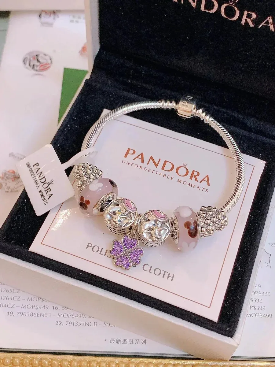 Pandora Pandora Disney Collection Silver Bracelet with Charms Silver - 1