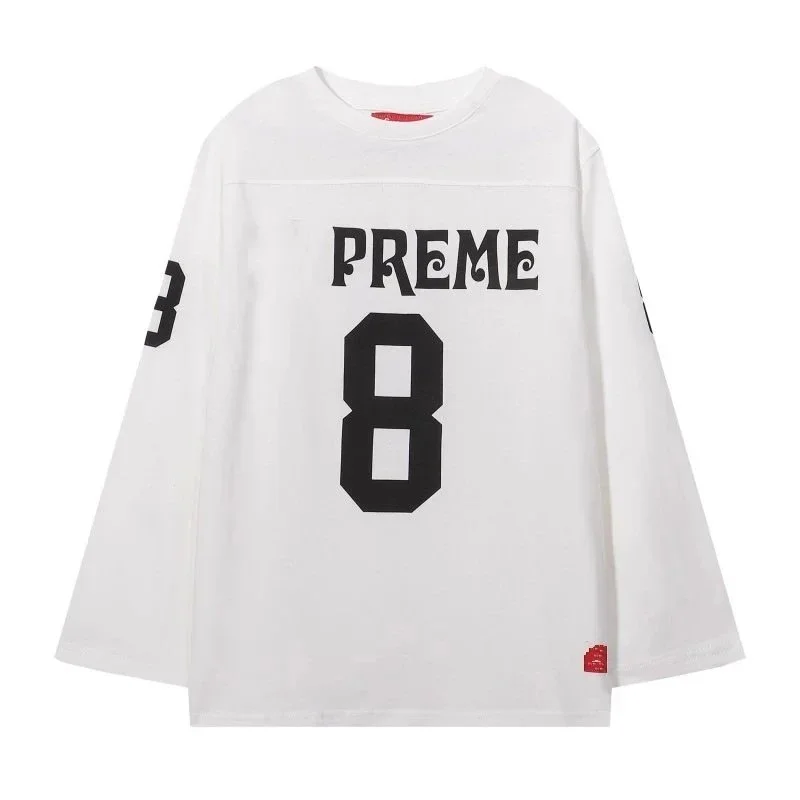 Other Preme White 8 Long Sleeve T-Shirt White - 1