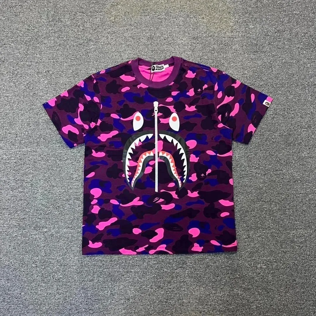 A Bathing Ape BAPE BAPE STA Purple Camo T-Shirt Purple - 1