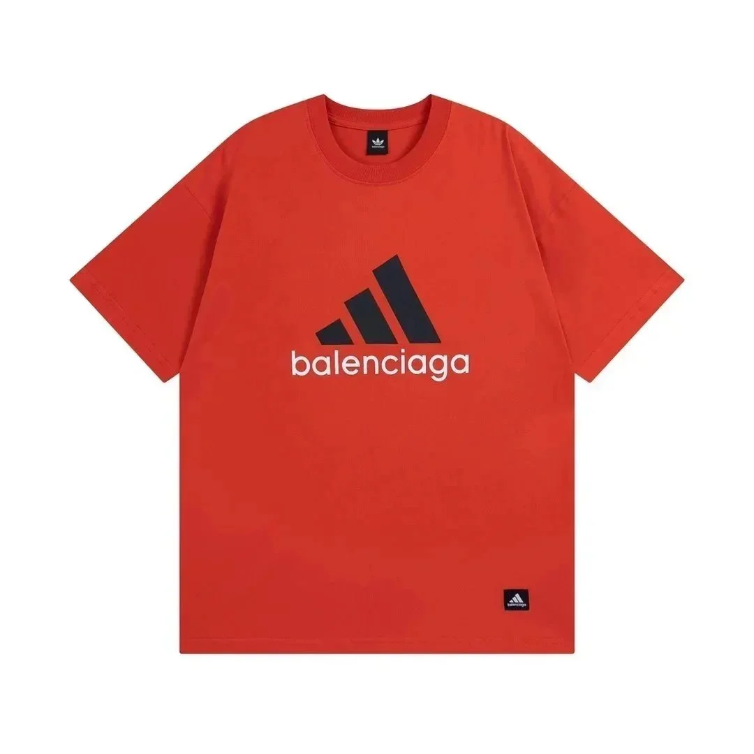 Balenciaga Balenciaga Red Oversized T-Shirt Red - 1