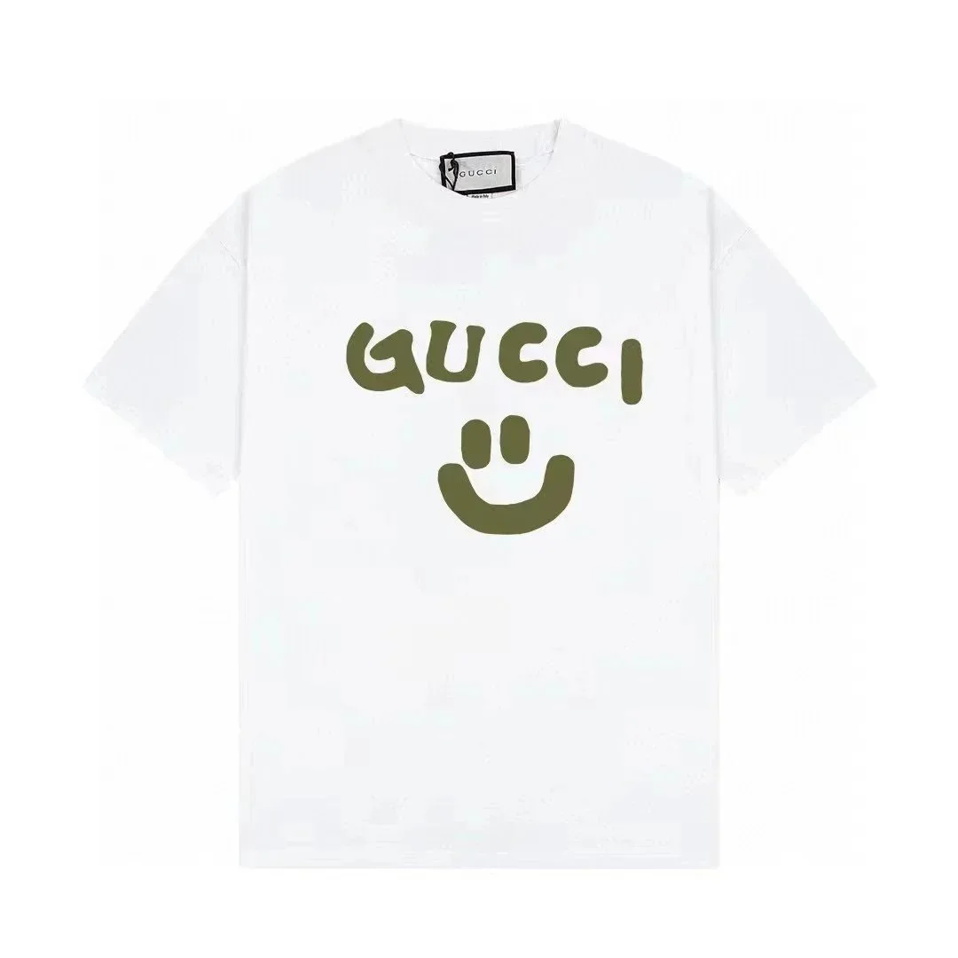 Gucci Gucci Smile Print White T-Shirt White - 1