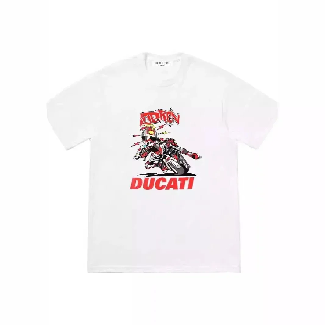 Other White 'Korken Ducati' Graphic T-Shirt White - 1