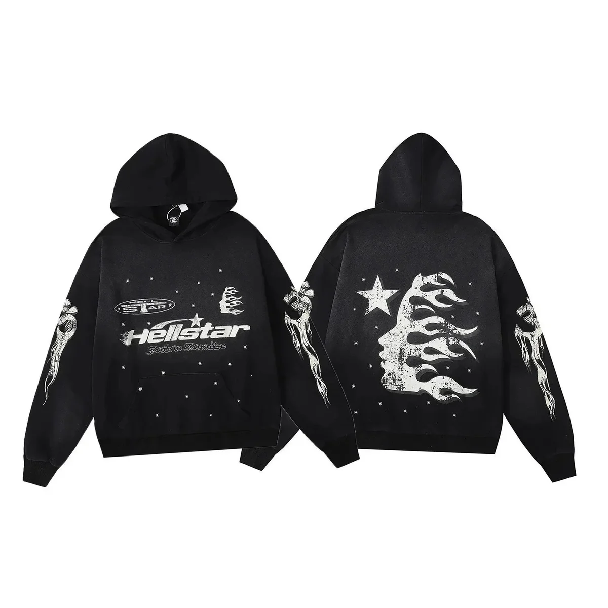 Hellstar Hellstar Studios Faith to Paradise Black Hoodie Black - 1