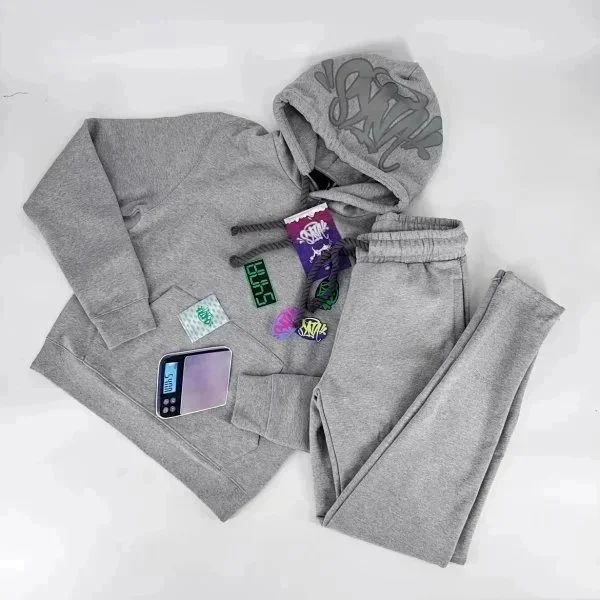 A Bathing Ape A Bathing Ape BAPE STA Grey Hoodie & Sweatpants Set Grey - 1