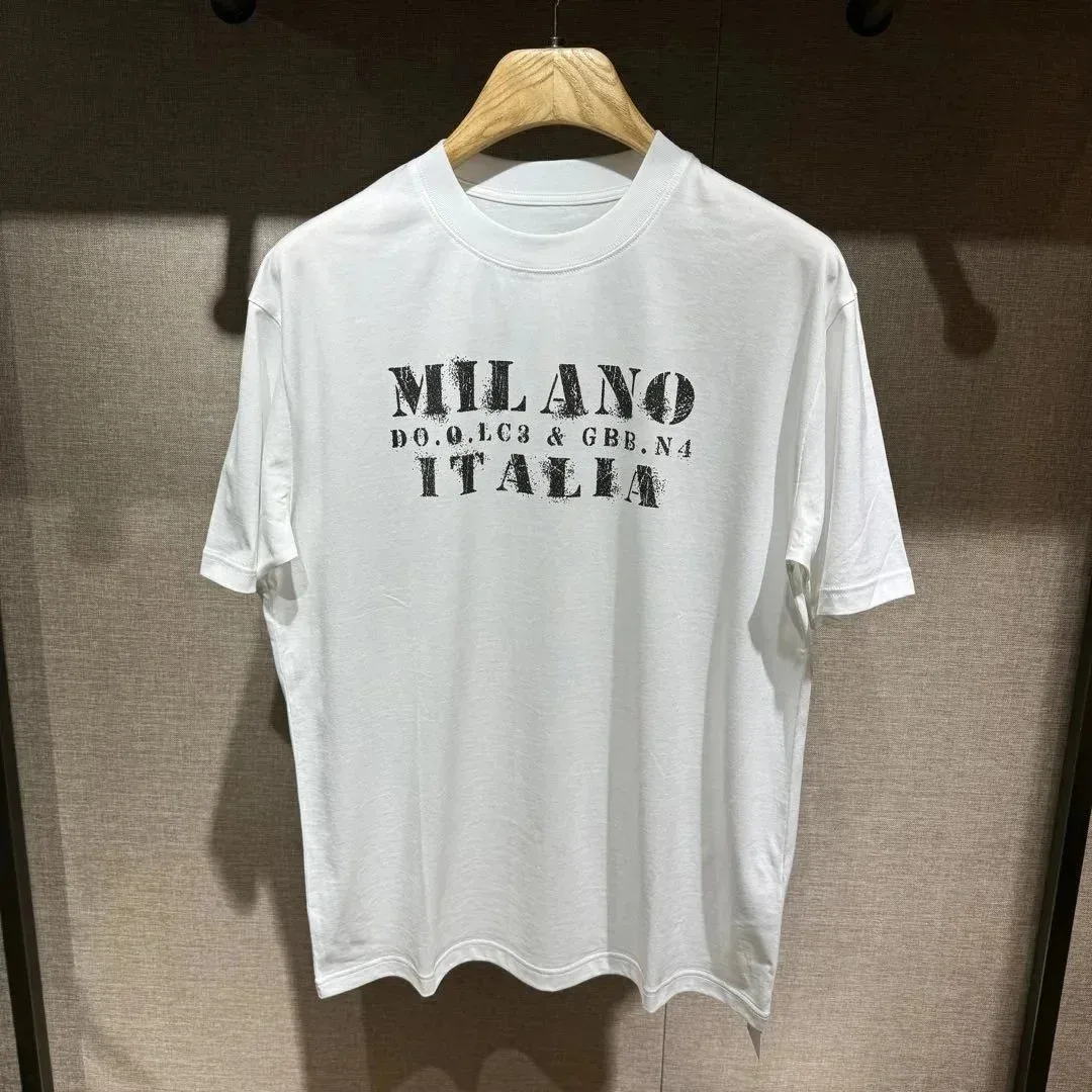 Other White 'Milano Italia' Graphic T-Shirt White - 1