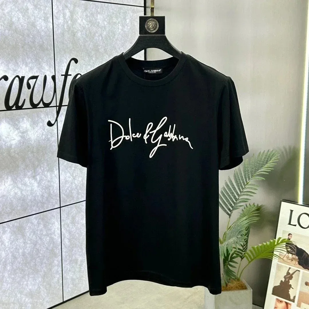 Dolce & Gabbana Dolce & Gabbana Black Signature Logo T-Shirt Black - 1