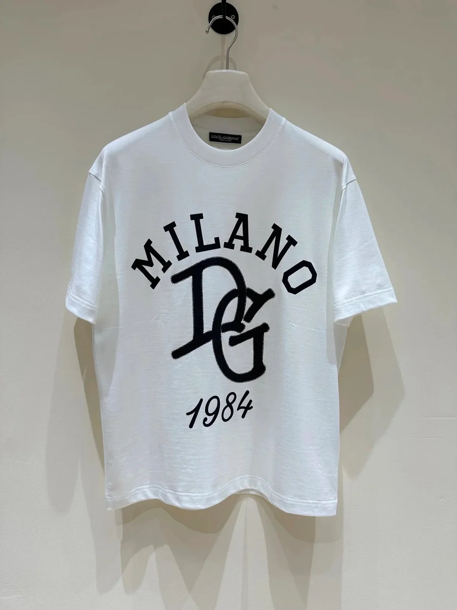 Dolce & Gabbana Dolce & Gabbana Milano DG 1984 White T-Shirt White - 1