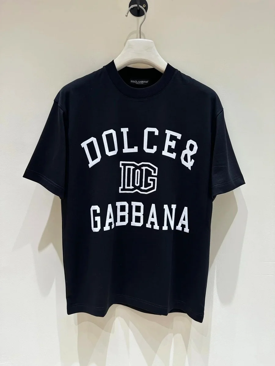 Dolce & Gabbana Dolce & Gabbana Black DG Logo T-Shirt Black - 1