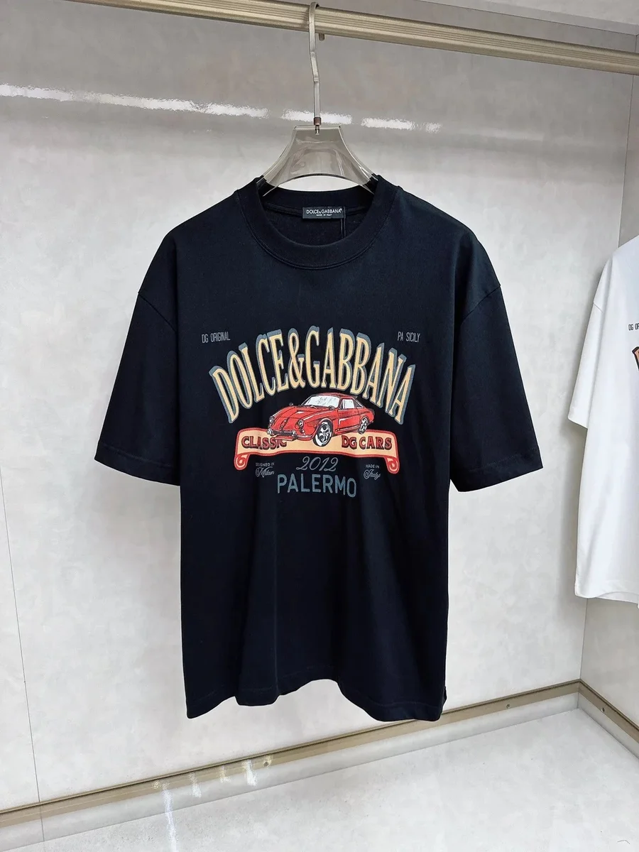 Dolce & Gabbana Dolce & Gabbana Classic Car Palermo Black T-Shirt Black - 1