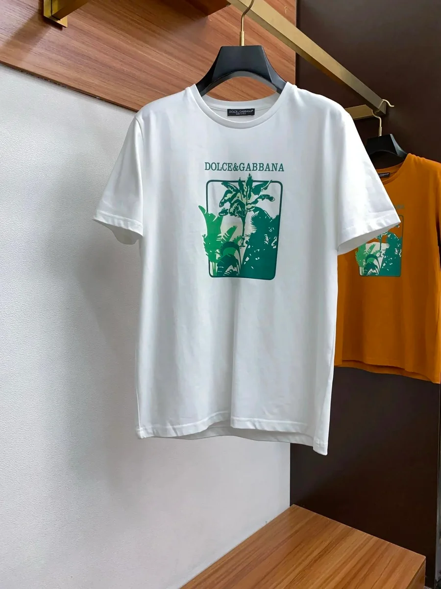 Dolce & Gabbana Dolce & Gabbana Tropical Print T-Shirt White White - 1