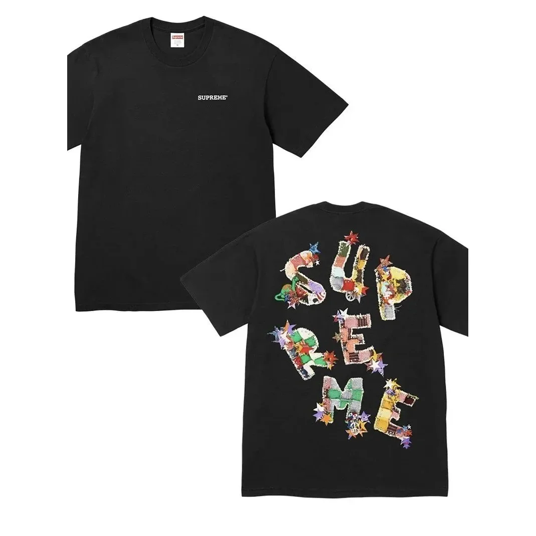 Supreme Supreme Box Logo T-Shirt B363 Black Back Colorful Black - 1