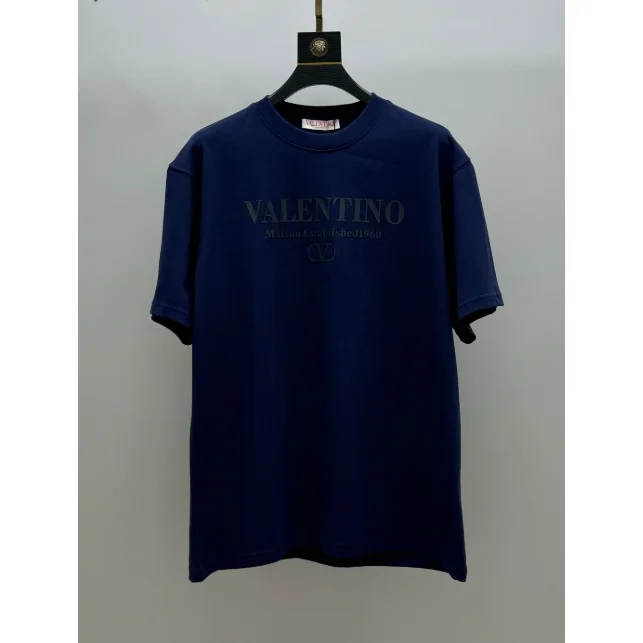 Valentino Valentino VLTN Logo T-Shirt Navy Navy - 1
