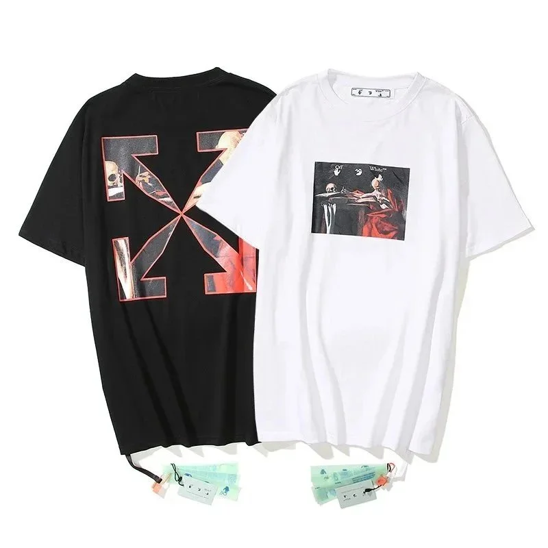Off-White Off-White OW Out Of Office T-Shirts Black/White Black - 1
