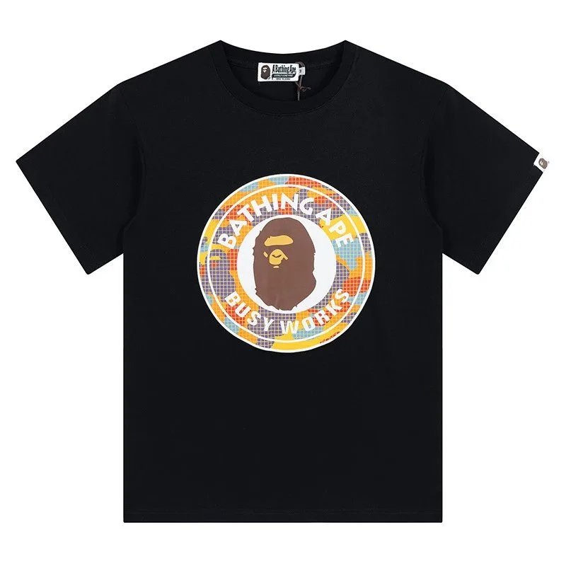 A Bathing Ape BAPE STA Busy Works Black T-Shirt Black - 1