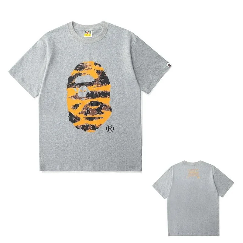 A Bathing Ape A Bathing Ape BAPE STA Tiger Camo Grey T-Shirt Grey - 1