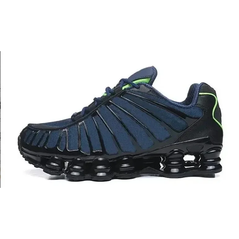 Nike Nike Shox TL Navy Blue & Green Sneakers Navy - 1