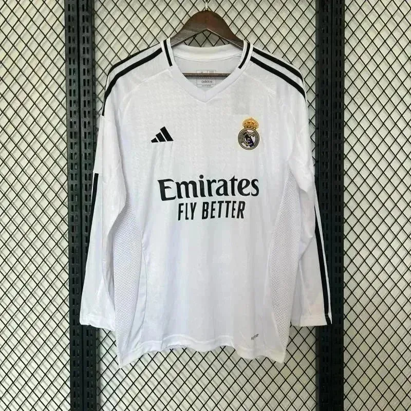 Adidas Adidas Real Madrid White Long Sleeve Jersey White - 1