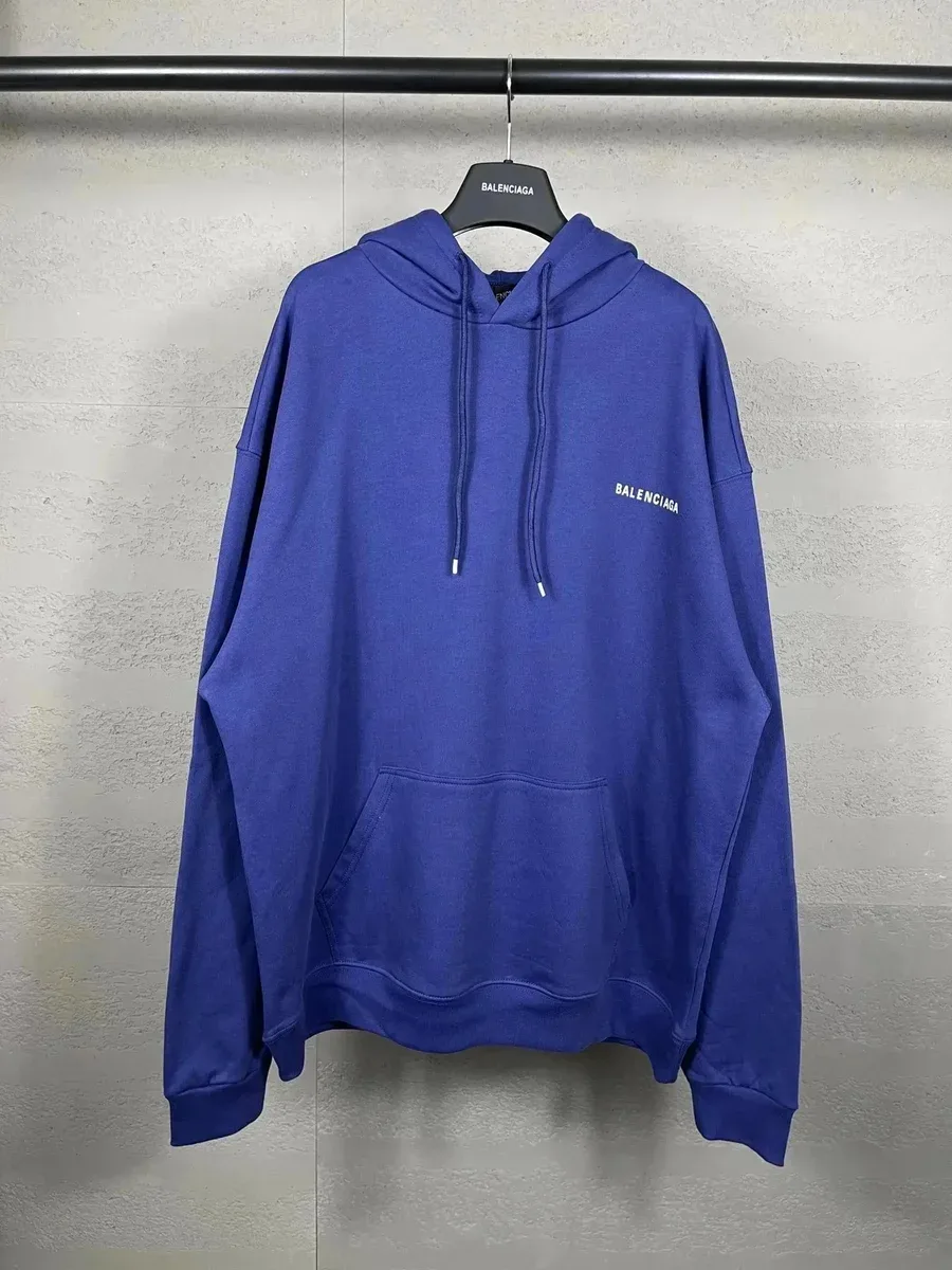 Balenciaga Balenciaga Blue Oversized Hoodie Blue - 1