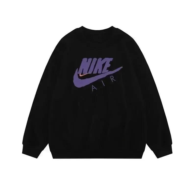 Nike Nike Air Crewneck Sweatshirt Black/Purple Black - 1