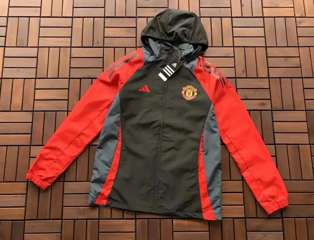 Adidas Adidas Manchester United Classic Jacket Black/Red Black - 1